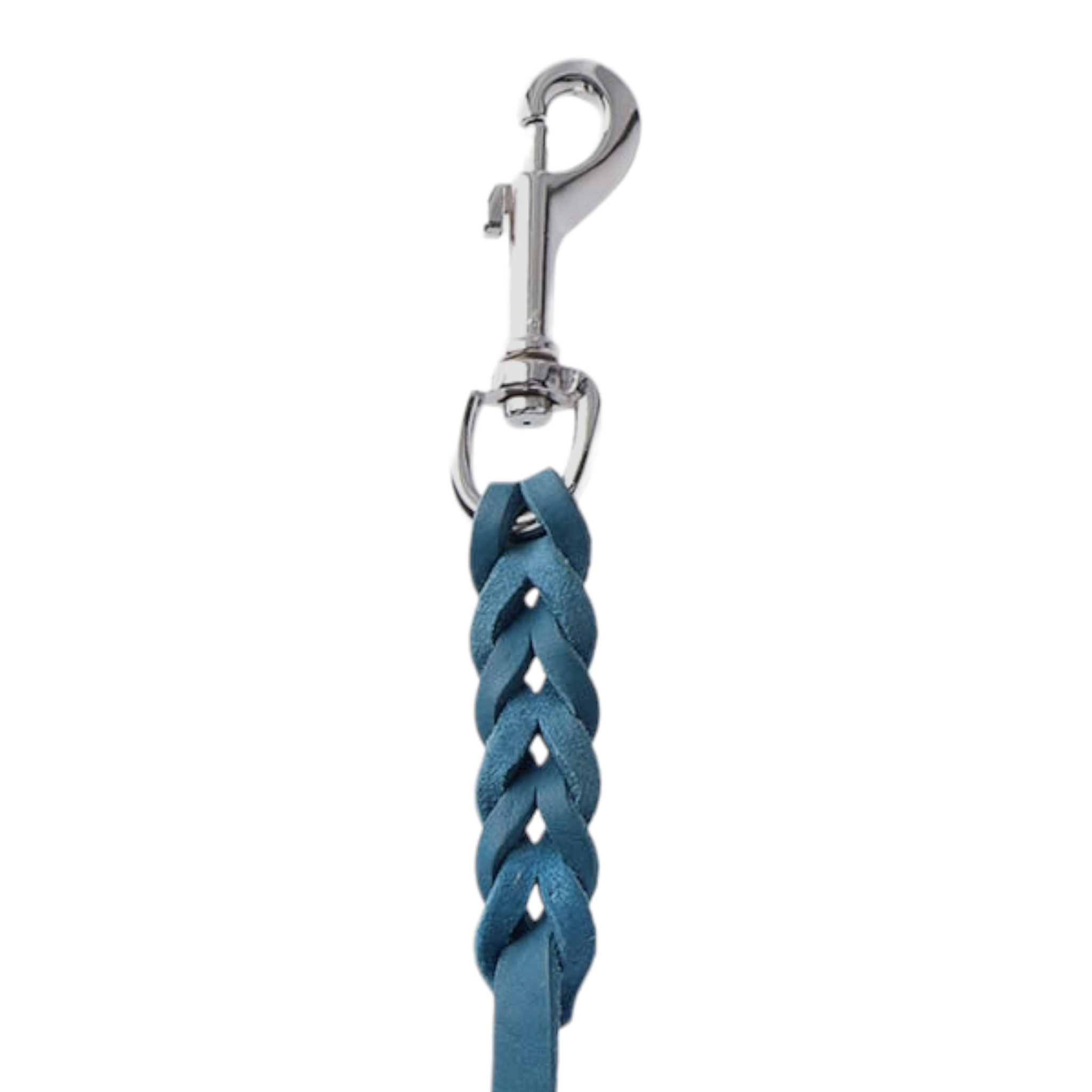 Hundeleine Soft Leder mit Handschlaufe und geflochtenen Element - TierVita