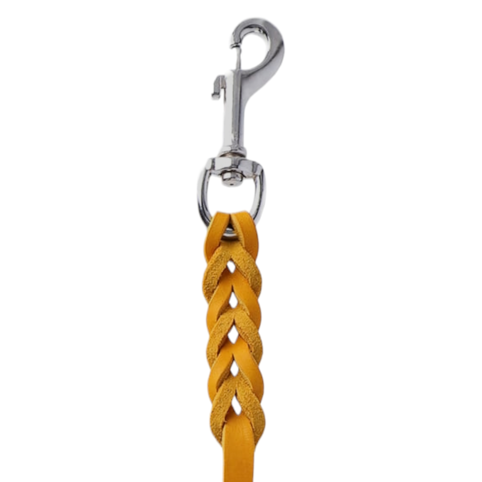 Hundeleine Soft Leder mit Handschlaufe und geflochtenen Element - TierVita