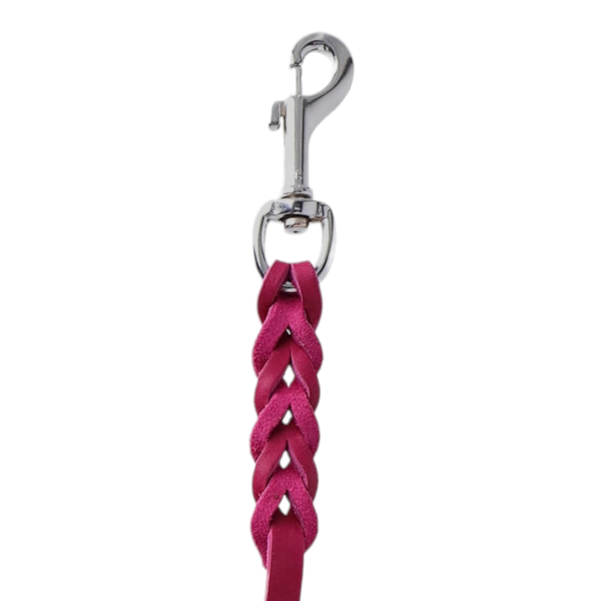 Hundeleine Soft Leder mit Handschlaufe und geflochtenen Element - TierVita