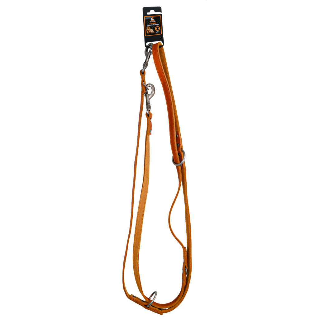 Spotted! Pro Leder Trainingsleine Cognac 2 x 250 cm