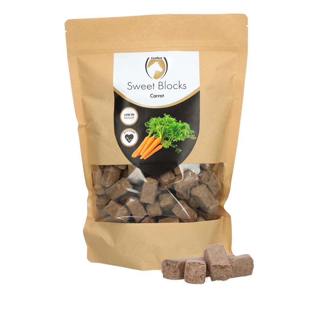 Excellent Horse Sweet Blocks Carrot 1 kg