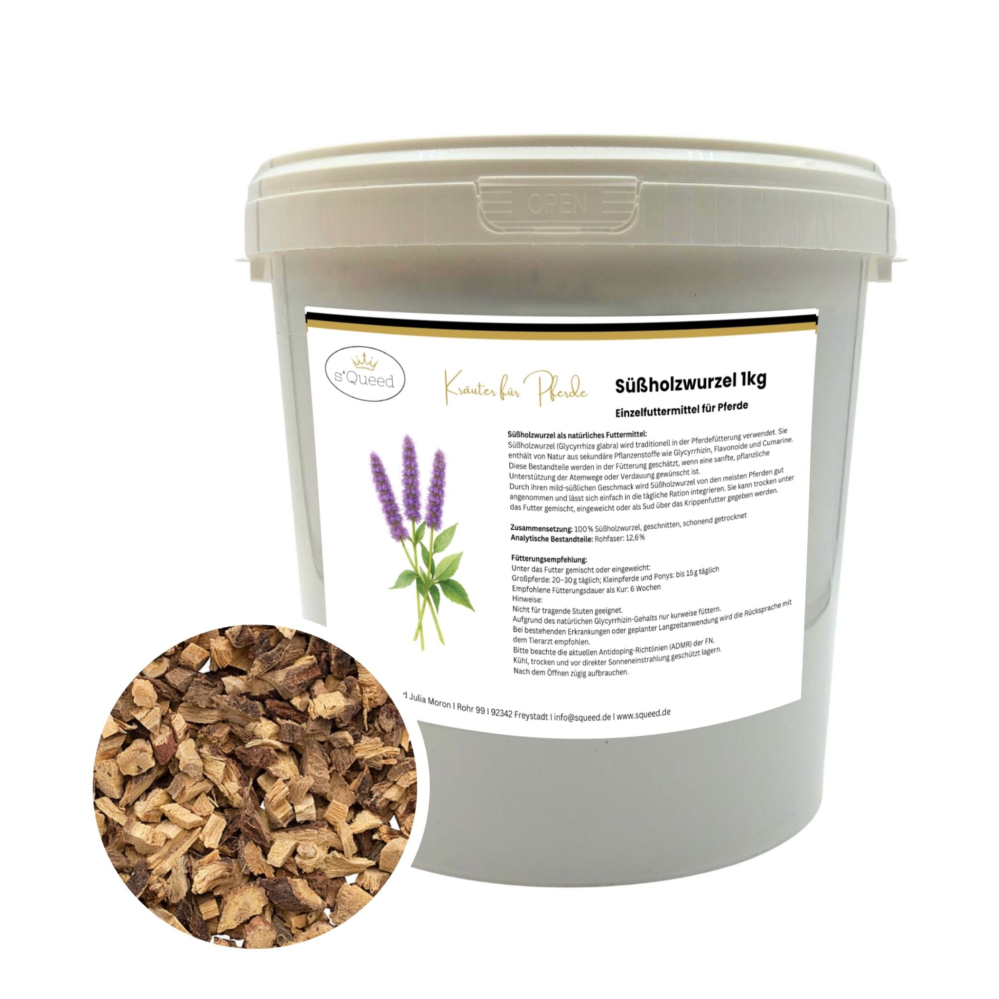 Süßholzwurzel Pferd 1kg - TierVita