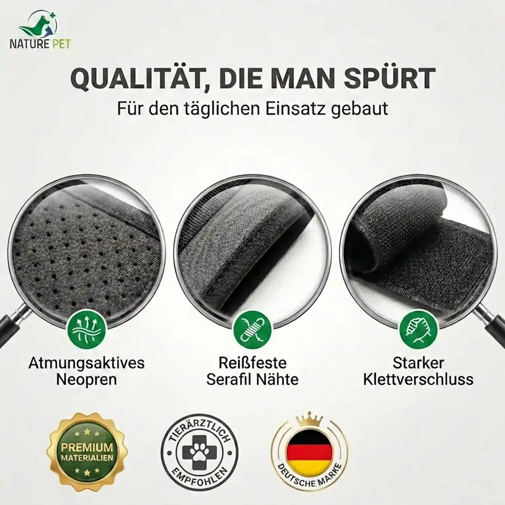 Durchtrittigkeits Bandage für Hunde mit Turbocast
