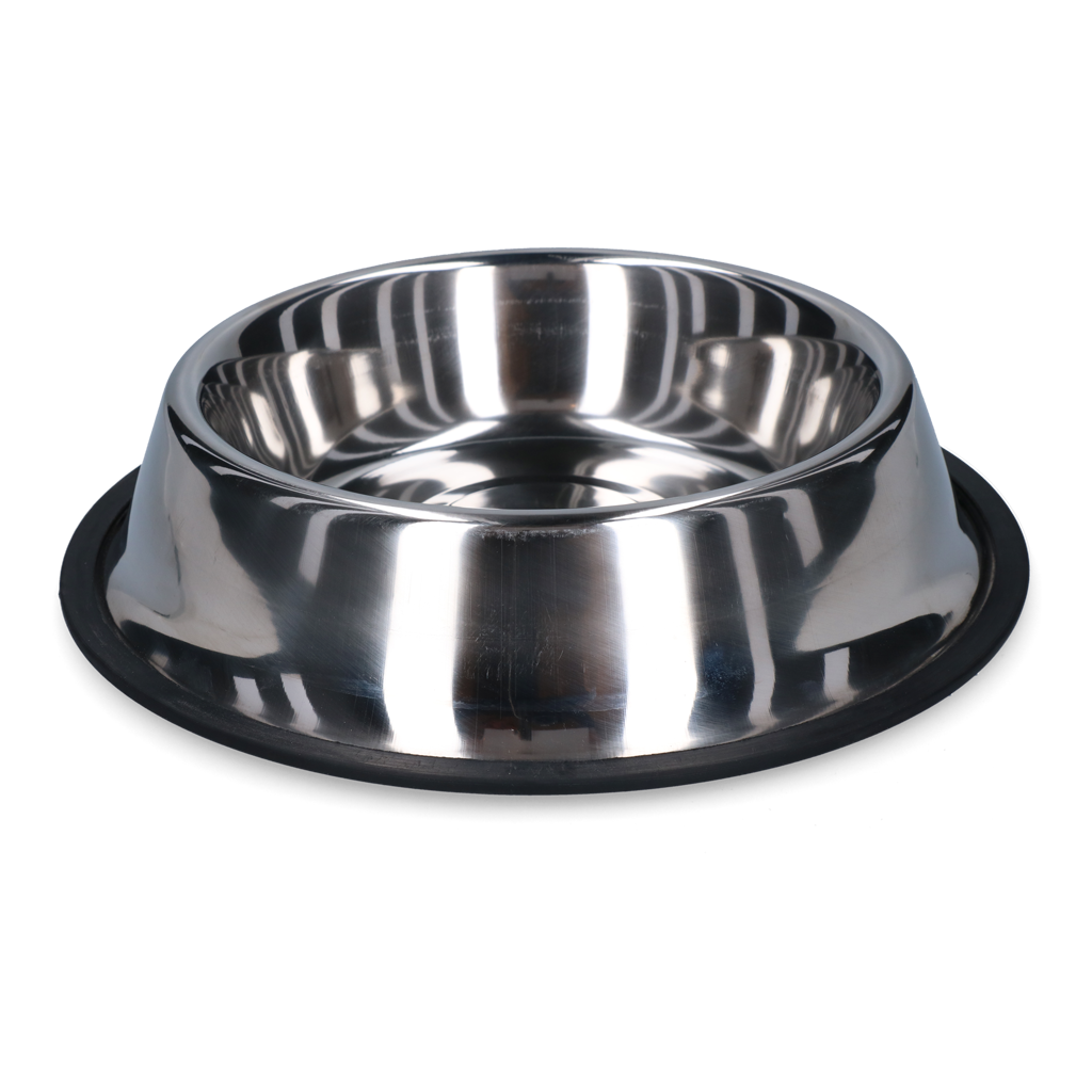 Anti-Rutsch Speise- & Trinkschale Edelstahl 450 ml Ø 19 cm