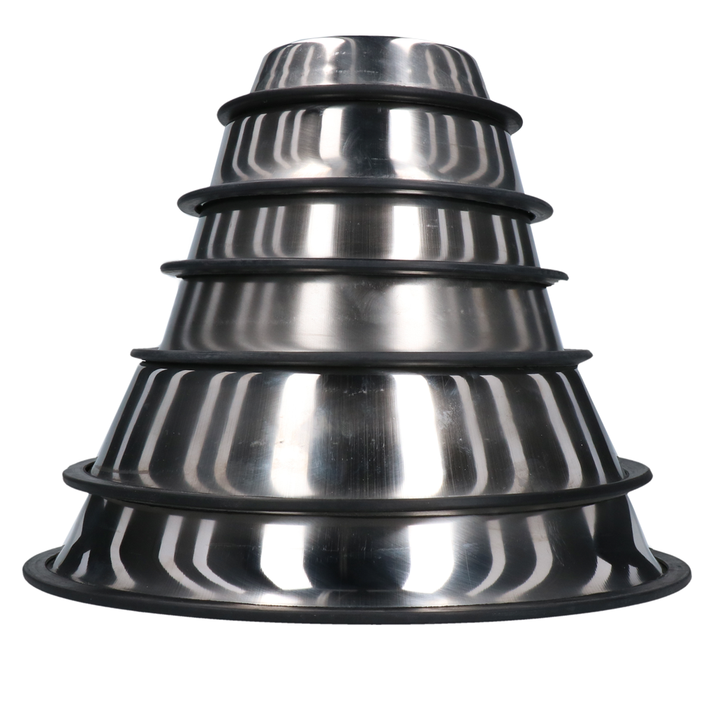 Anti-Rutsch Speise- & Trinkschale Edelstahl 450 ml Ø 19 cm