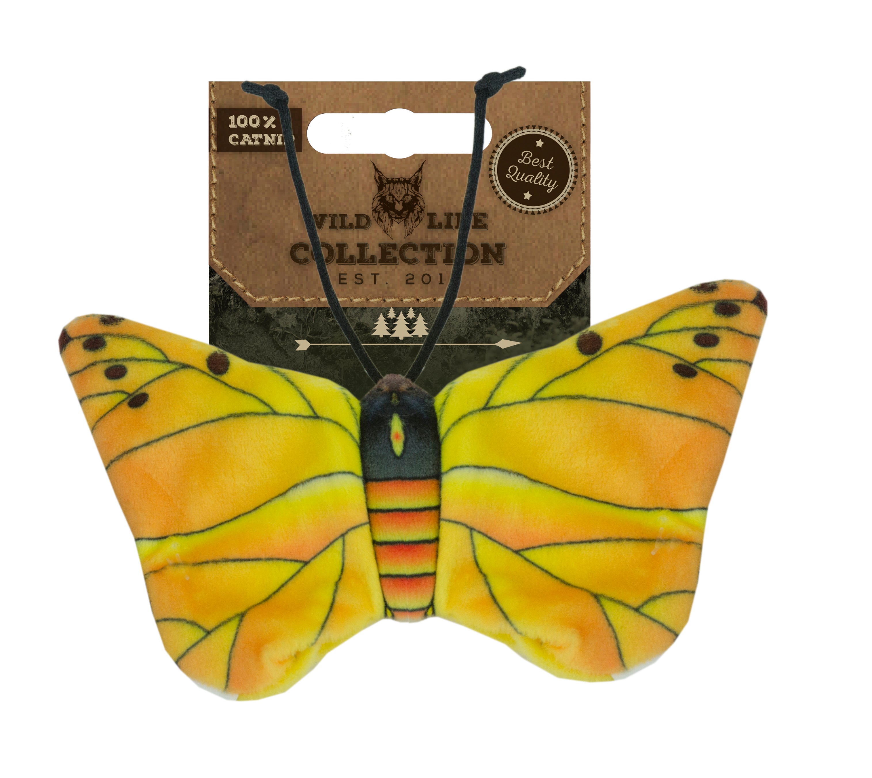 Wild Life Cat Gelber Schmetterling