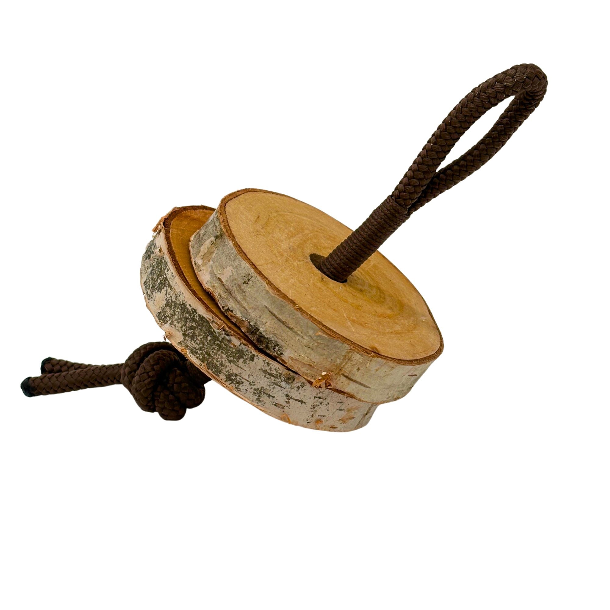 Birkenholz Halterung für Himalaya Lecksteine (1kg) und Schleck Twister Spielzeuge - TierVita