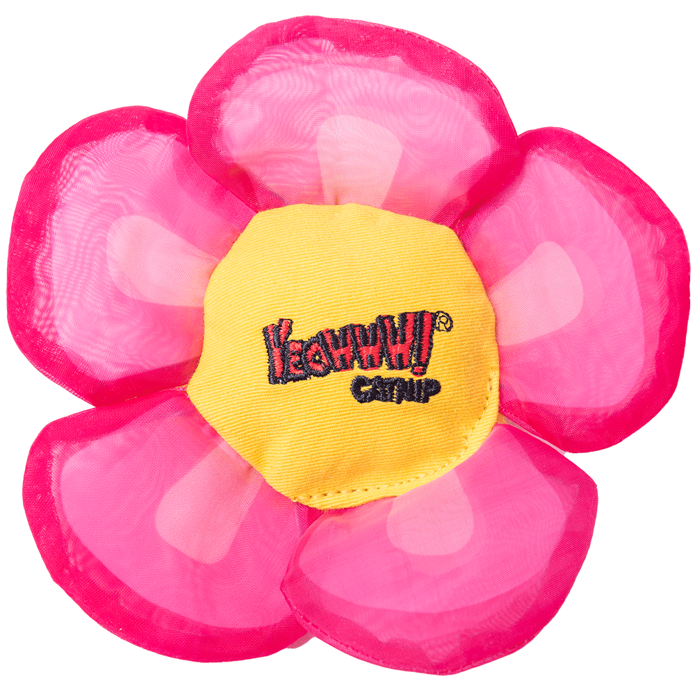 Yeowww! Daisy’s Flower Tops Pink – Katzenspielzeug mit Bio-Katzenminze