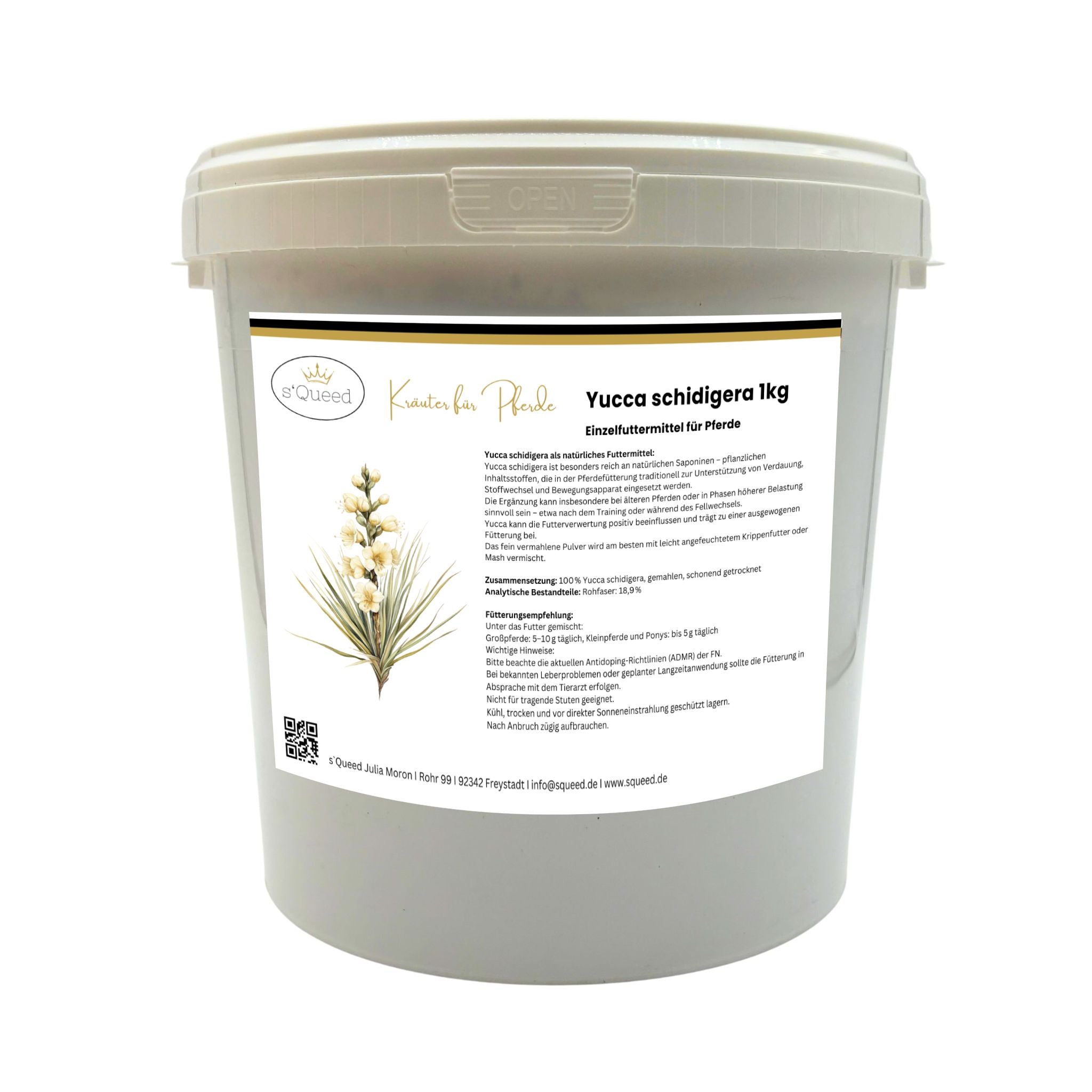 Yucca schidigera Pferd Pulver 1kg