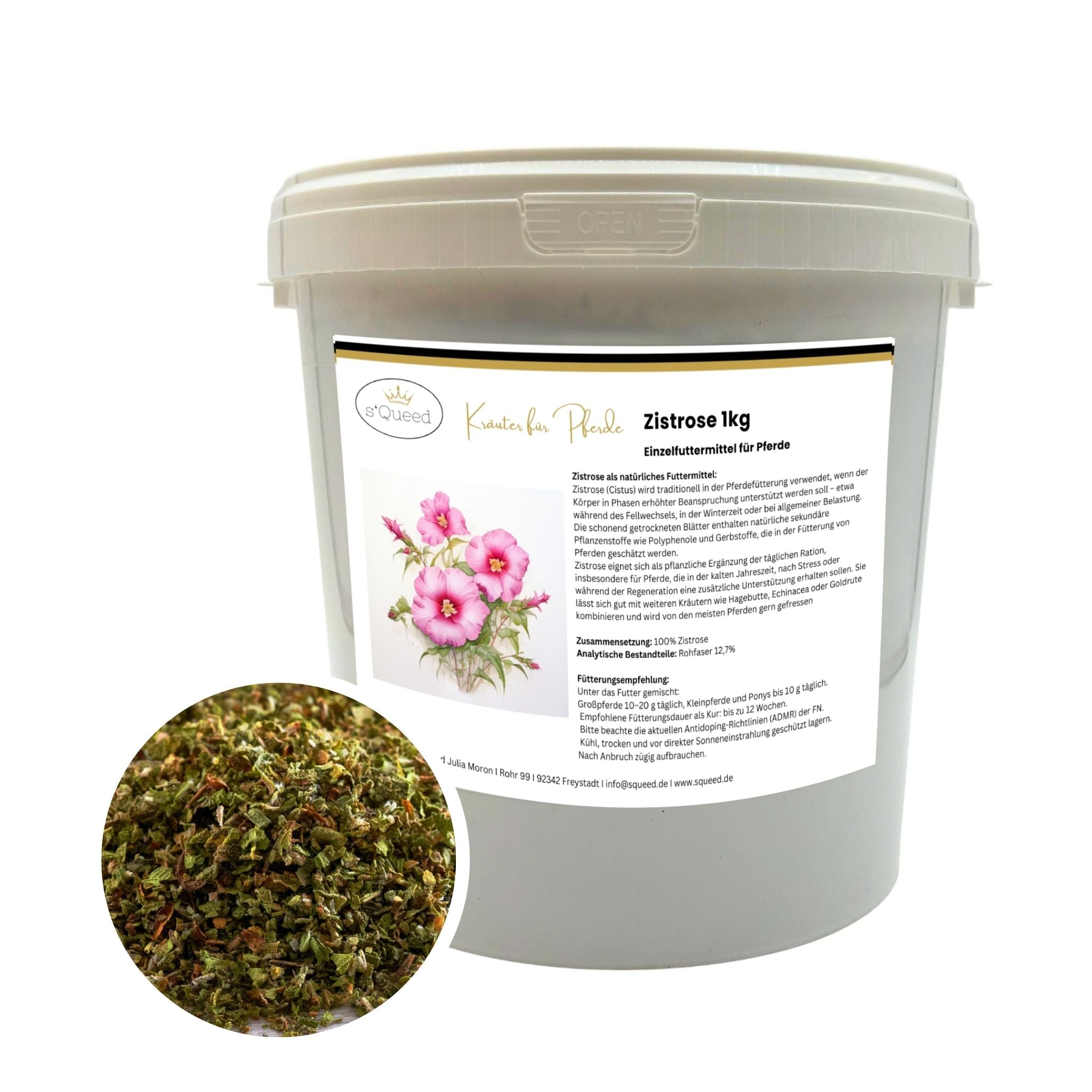 Zistrose Pferd 1kg - TierVita