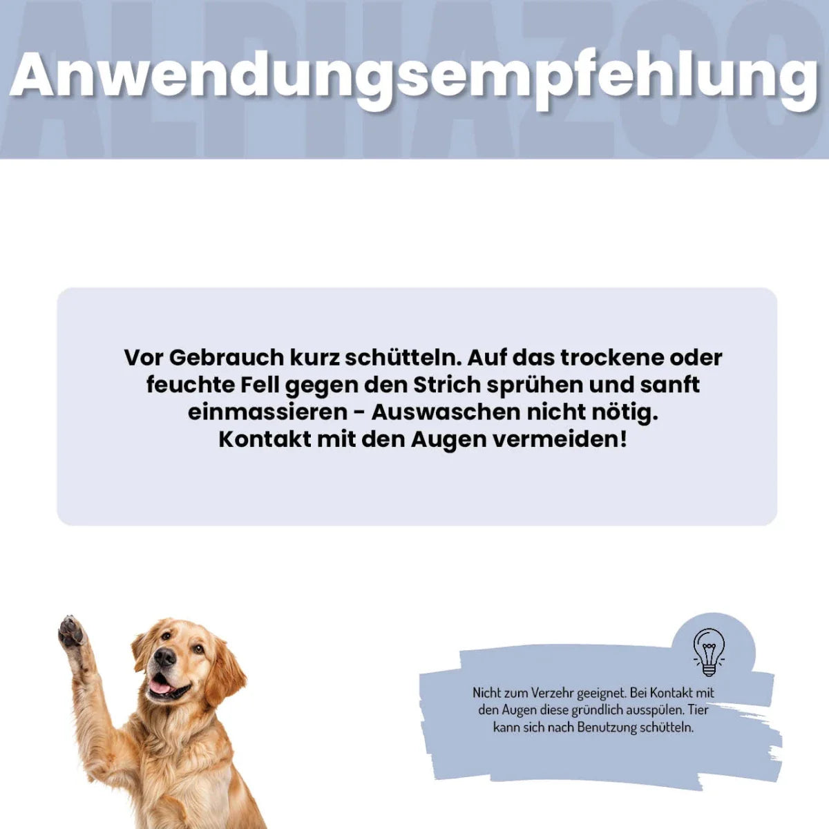 Coco Loco Fellspray für Hunde – mit Sheabutter, Aloe Vera & Panthenol, silikonfrei
