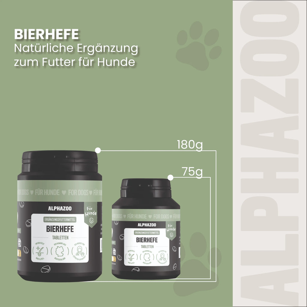 Bierhefe Tabletten für Hunde – mit Biotin für Fell & Haut