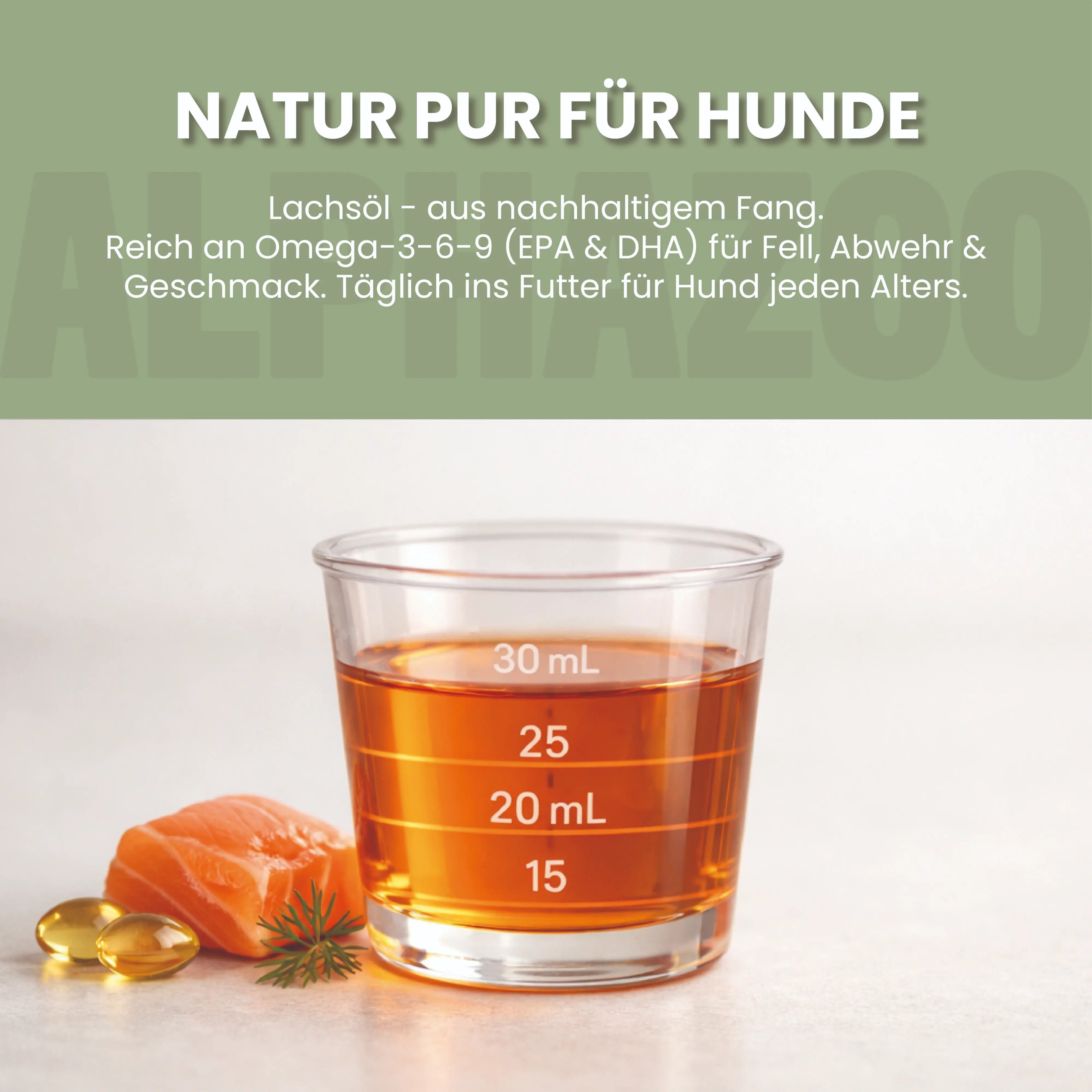 Lachsöl für Hunde – EPA & DHA aus norwegischem Lachs, 100ml & 250ml