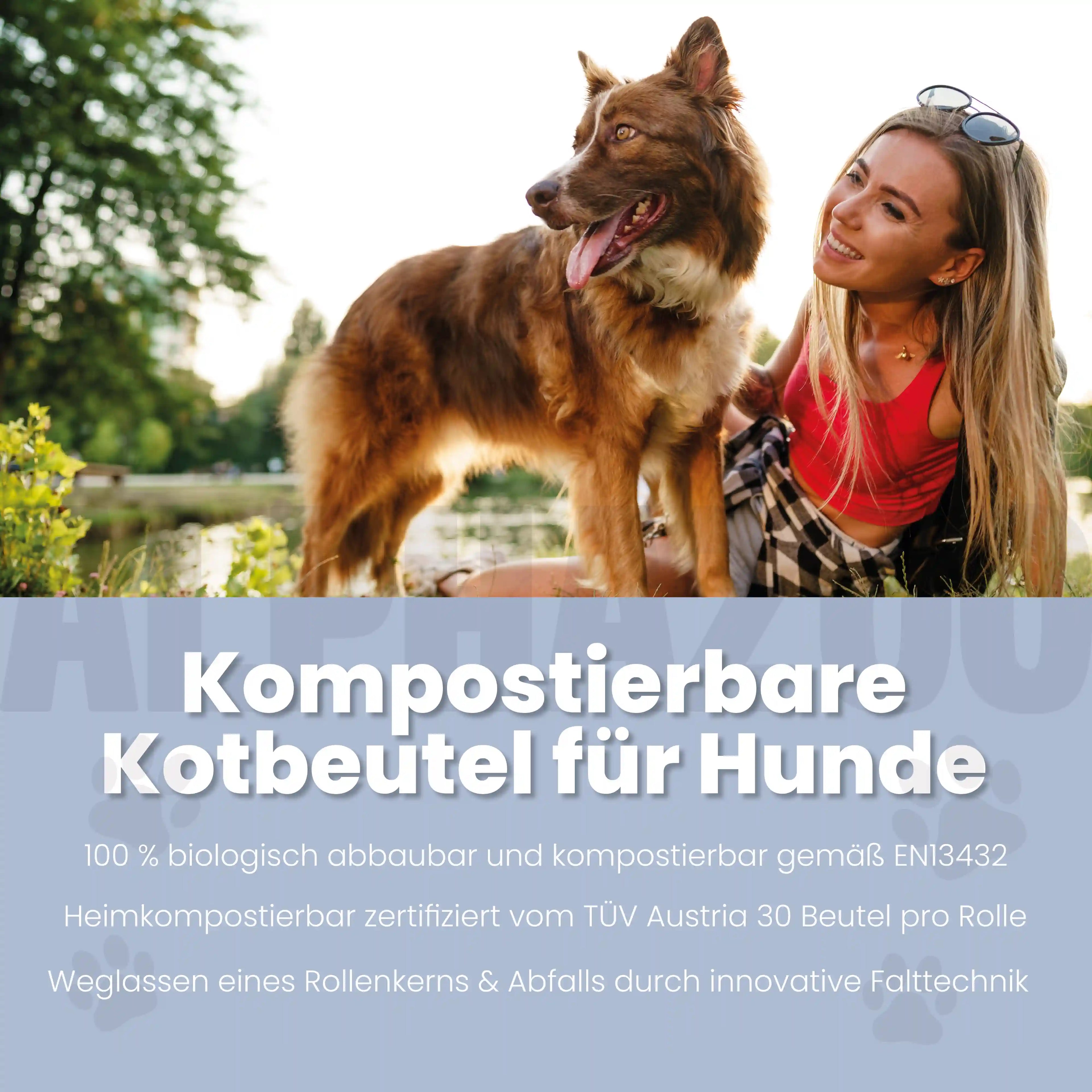 Pupssäckchen Kotbeutel – biologisch abbaubar, reißfest & auslaufsicher