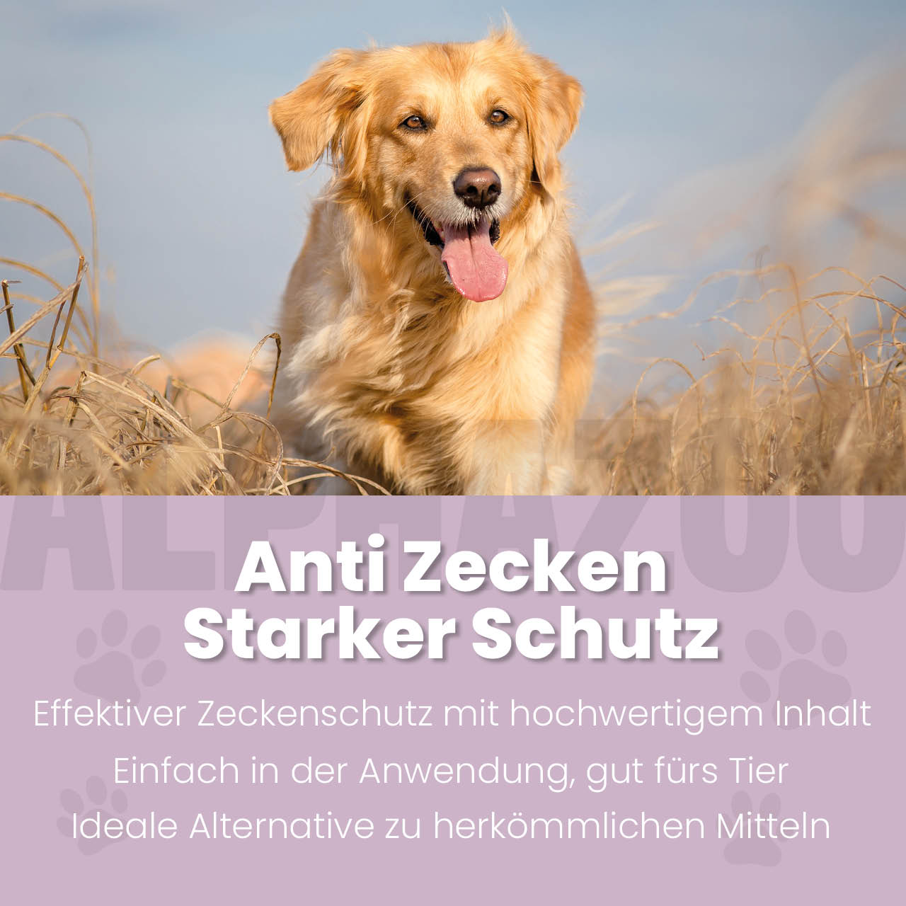 ZeckAttack Zeckenspray für Hunde – pflanzlich mit Geraniol, Lavendel & Eukalyptus